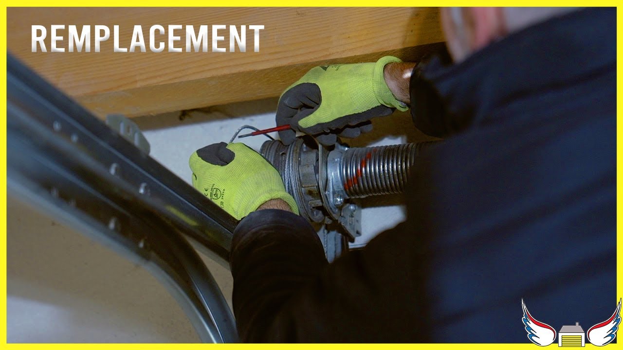 Remplacement d'un câble de levage sur une porte sectionnelle