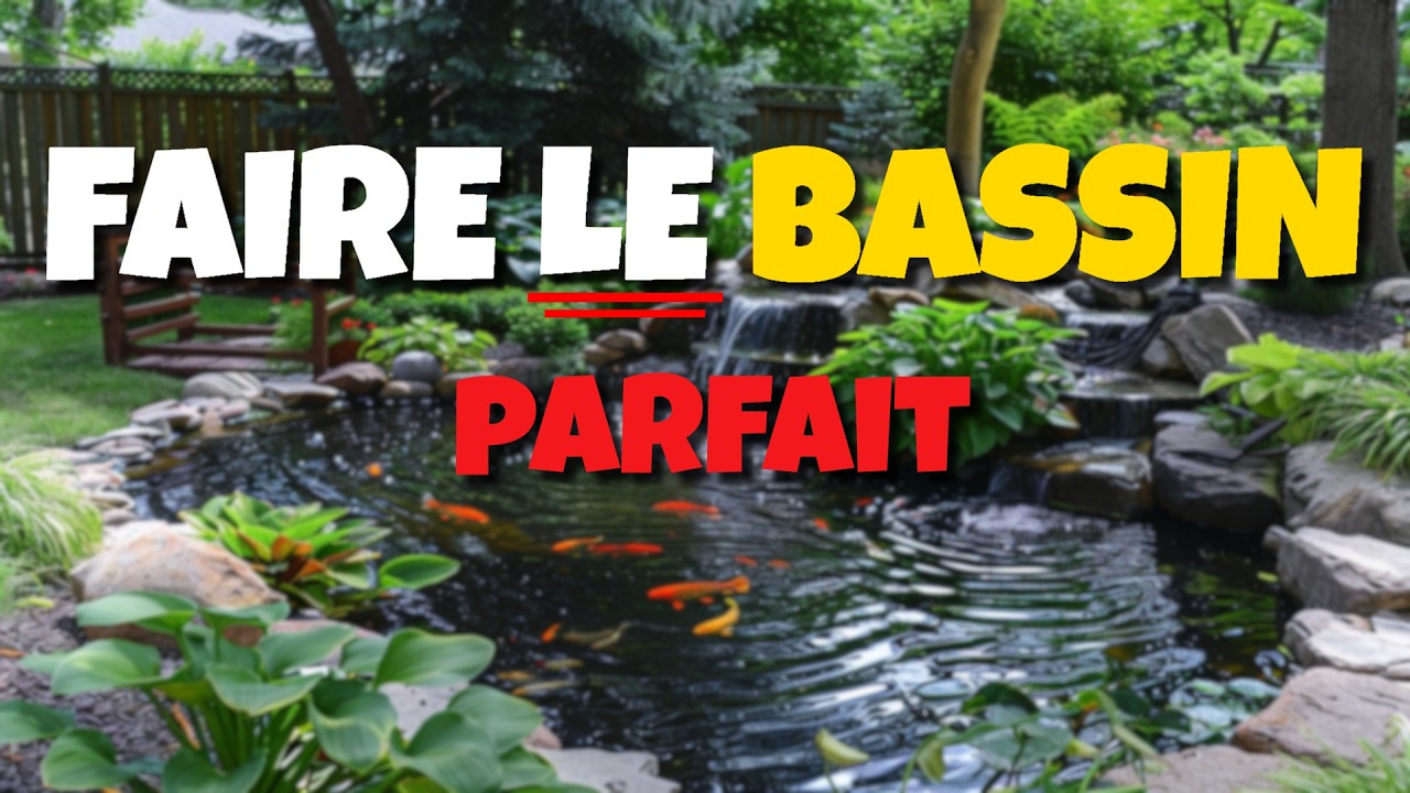 Crée un BASSIN sans ALGUES de A à Z