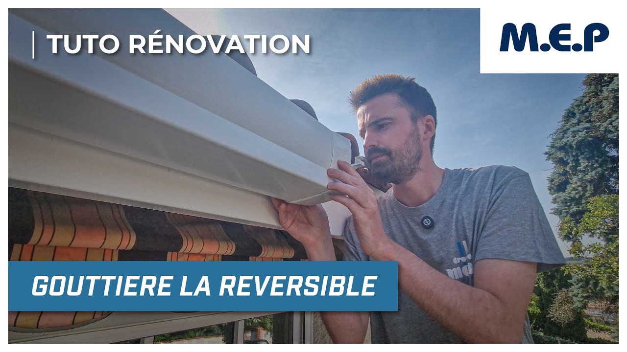 [TUTO RÉNOVATION] Comment poser une gouttière PVC La Réversible ?
