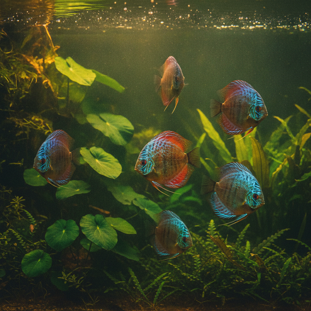 Aquarium du Discus