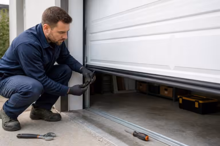 Joint de porte de garage : installation et remplacement