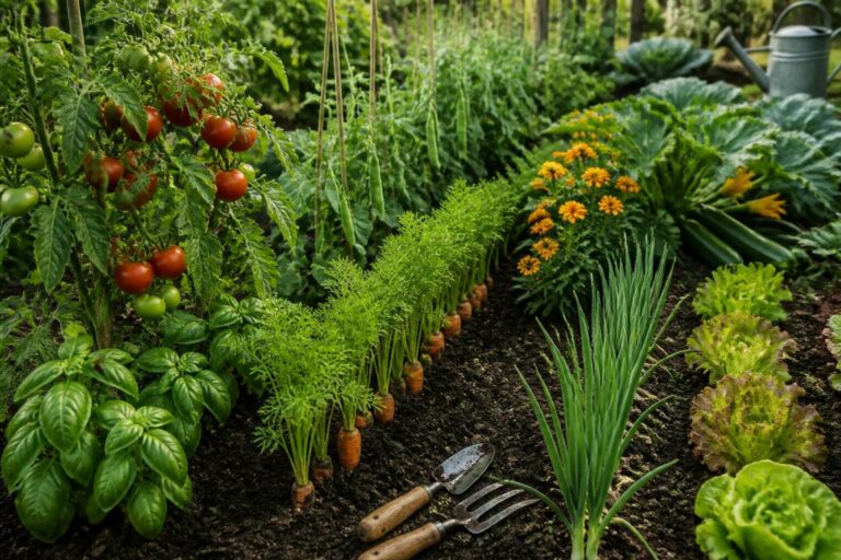 Les plantes compagnes : quelles associations au potager ?