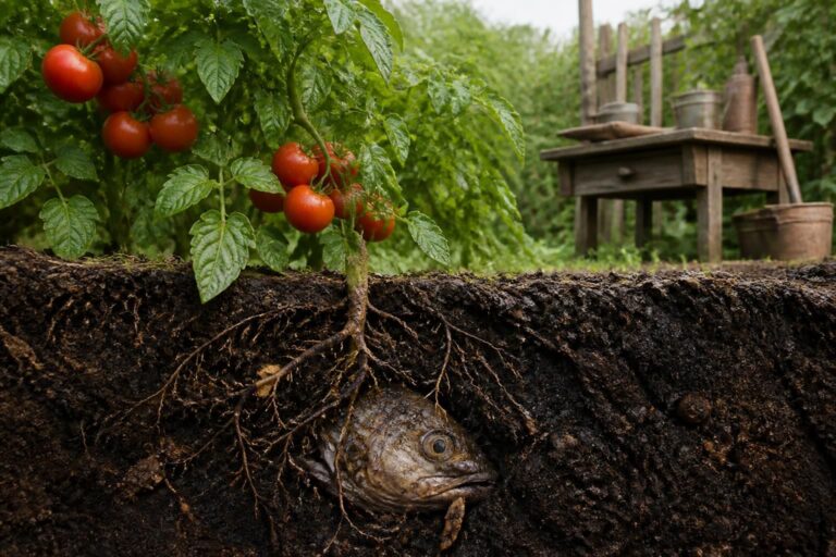 Pourquoi nos ancêtres enterraient-ils une tête de poisson sous les plants de tomates depuis des décennies ?