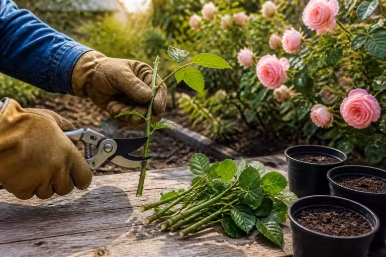 Bouturage du rosier : technique et période idéale