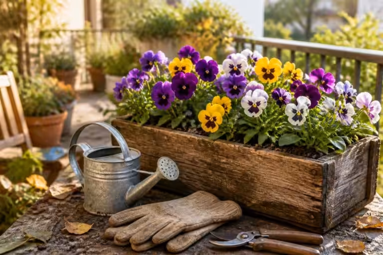 Pensées en jardinière : plantation et conseils d&rsquo;entretien