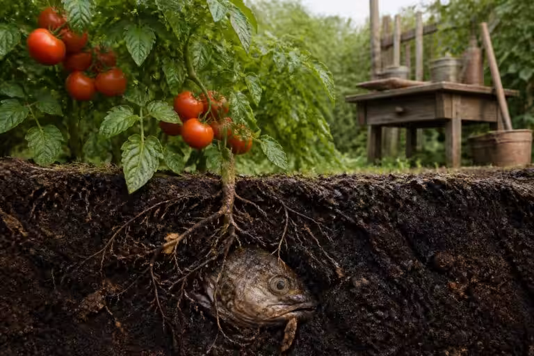 Pourquoi nos ancêtres enterraient-ils une tête de poisson sous les plants de tomates depuis des décennies ?